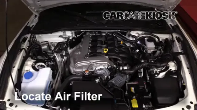 2016 Mazda MX-5 Miata Grand Touring 2.0L 4 Cyl. Filtre à air (moteur) Changement